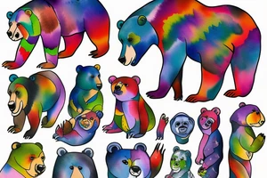 Pride bear tattoo idea
