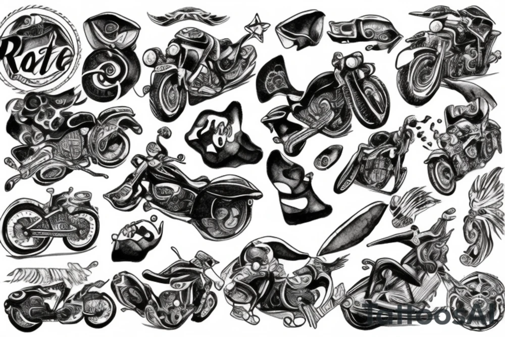 Ride, rock tattoo idea