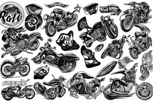 Ride, rock tattoo idea