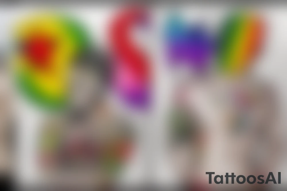 Gay pride tattoo idea