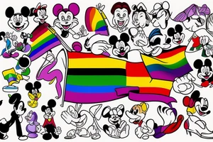 Gay pride tattoo idea