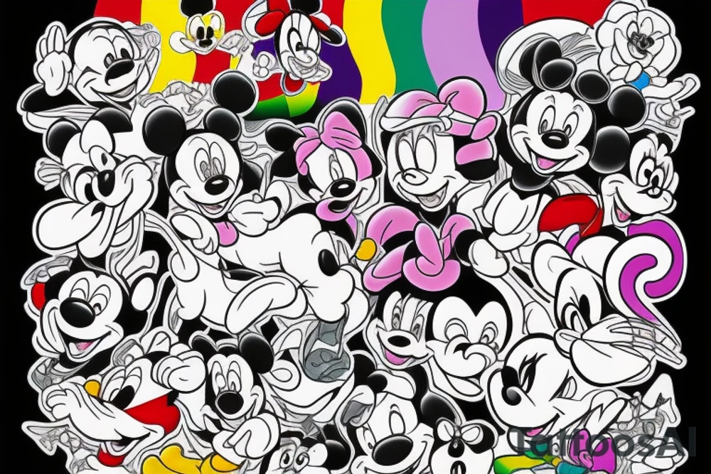 Gay pride tattoo idea
