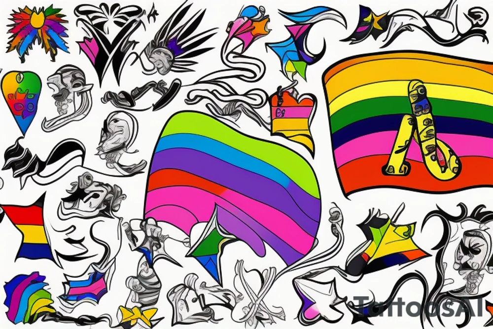 Gay Pride tattoo idea