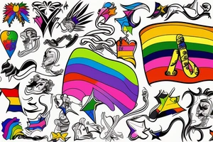 Gay Pride tattoo idea