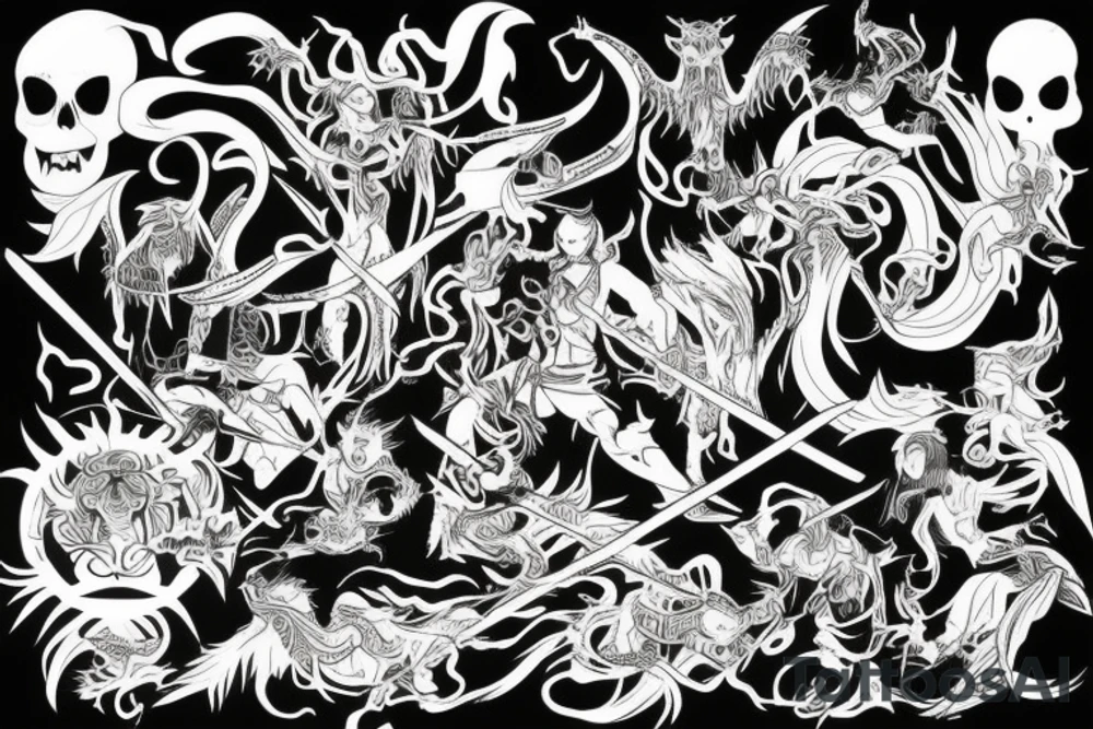 demon slayer tattoo idea