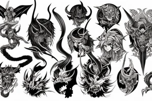 demon slayer tattoo idea
