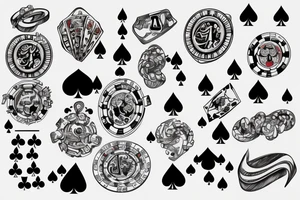 gambling tattoo idea