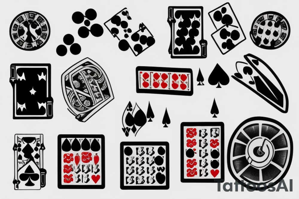 gambling tattoo idea