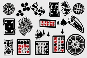 gambling tattoo idea