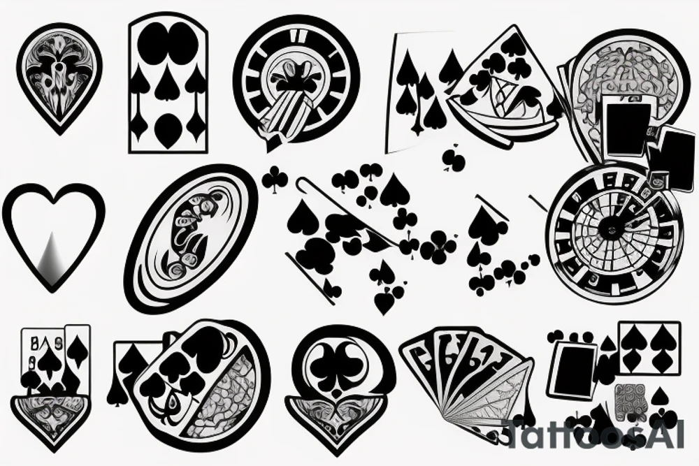 gambling tattoo idea