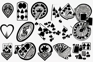 gambling tattoo idea