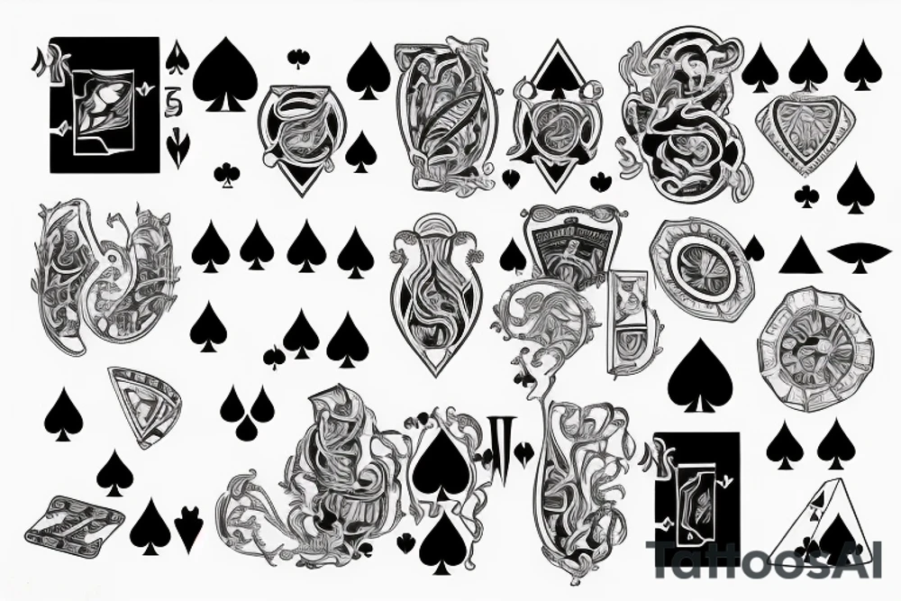 gambling tattoo idea