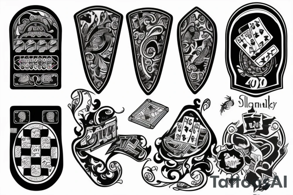 gambling tattoo idea