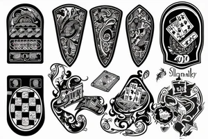 gambling tattoo idea