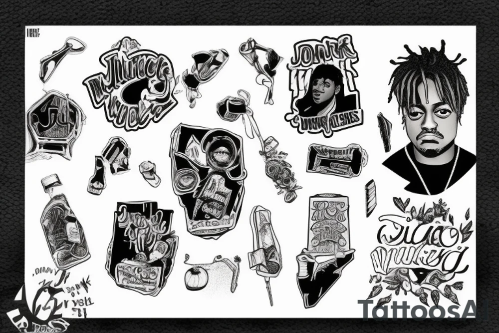 Juice Wrld tattoo idea
