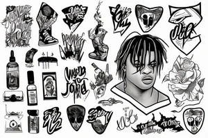 Juice Wrld tattoo idea