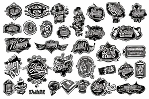 casino gambling tattoo idea