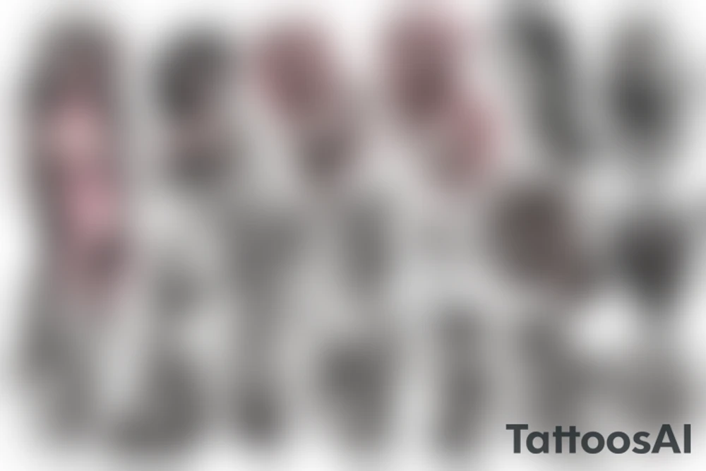 full sleeve, colorful cover art, brutish monsters, space heroes, and the scantily-clad damsel in distress. tattoo idea