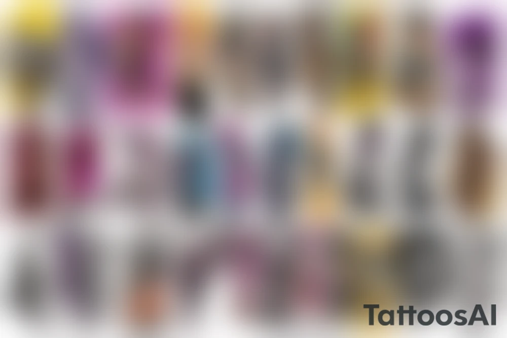full sleeve, colorful cover art, brutish monsters, space heroes, and the scantily-clad damsel in distress. tattoo idea