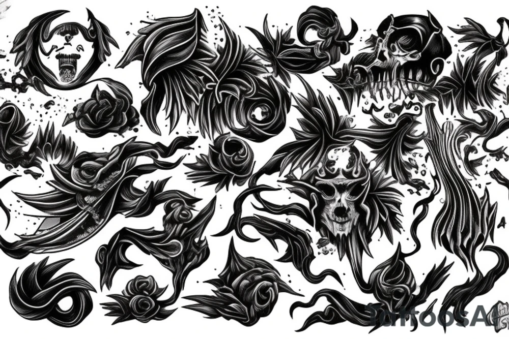 Tornado of souls tattoo idea