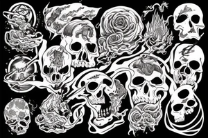 Tornado of souls tattoo idea