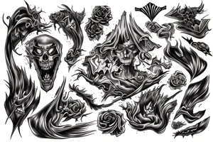 Tornado of souls tattoo idea