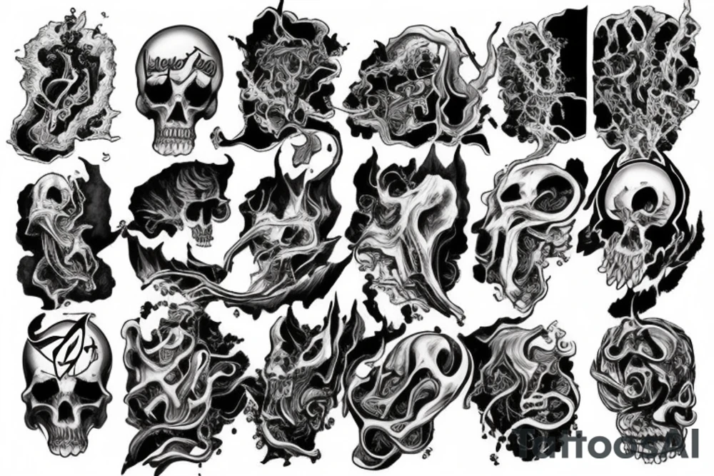 Tornado of souls tattoo idea