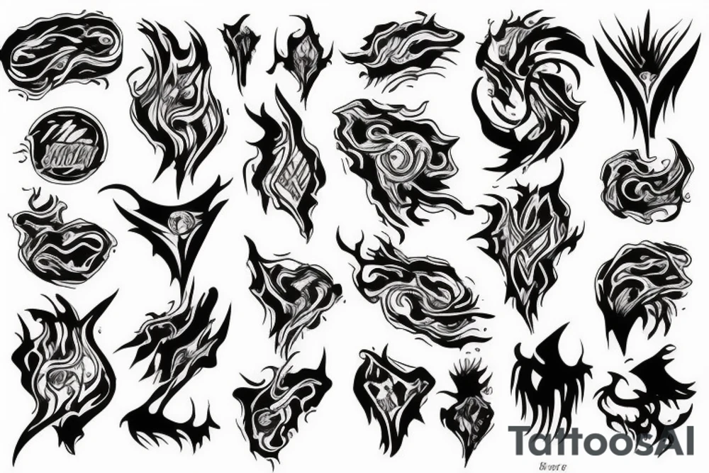 Tornado of souls tattoo idea