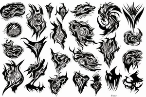 Tornado of souls tattoo idea