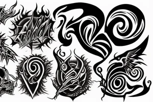 Tornado of souls tattoo idea