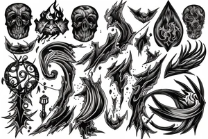 Tornado of souls tattoo idea