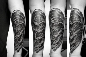 Agresive tornado tattoo idea