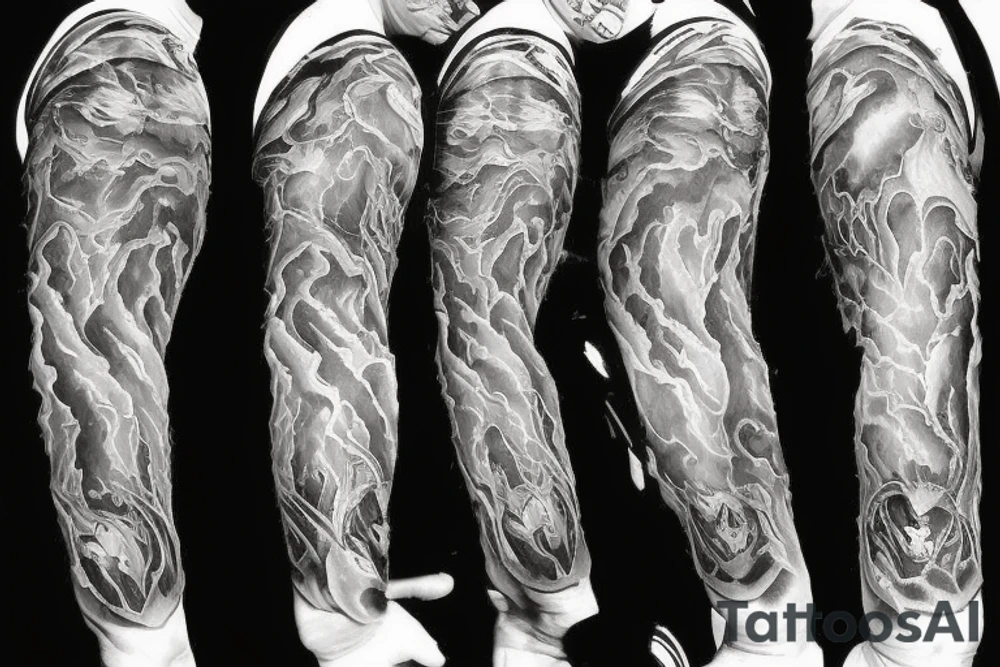 Agresive tornado tattoo idea