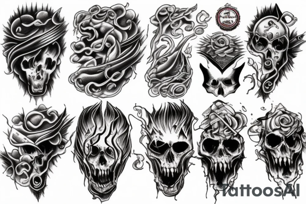 tornado of souls tattoo idea
