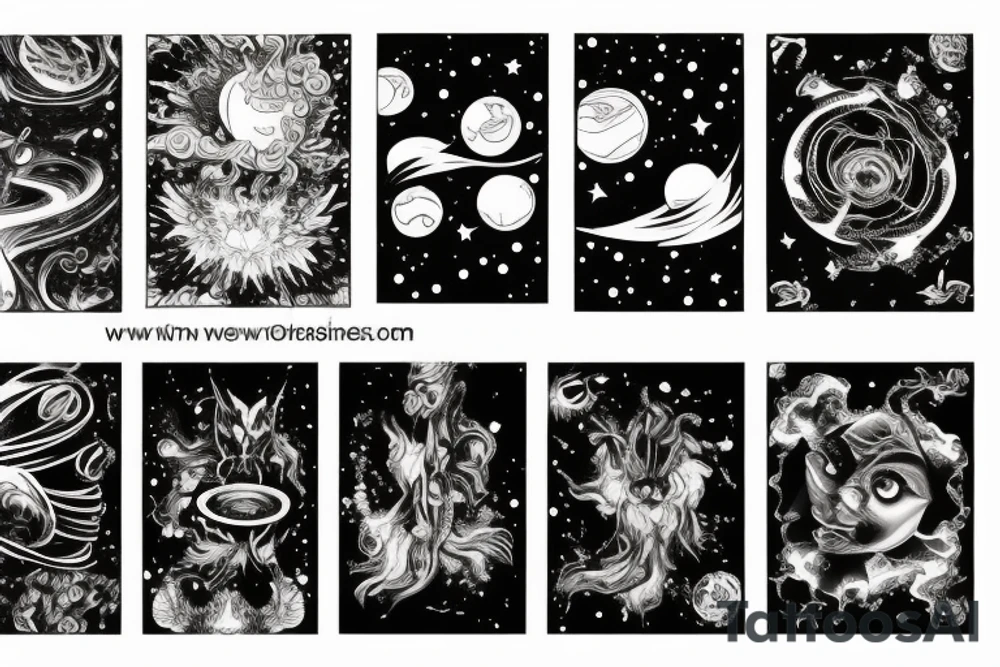 Universe tattoo idea