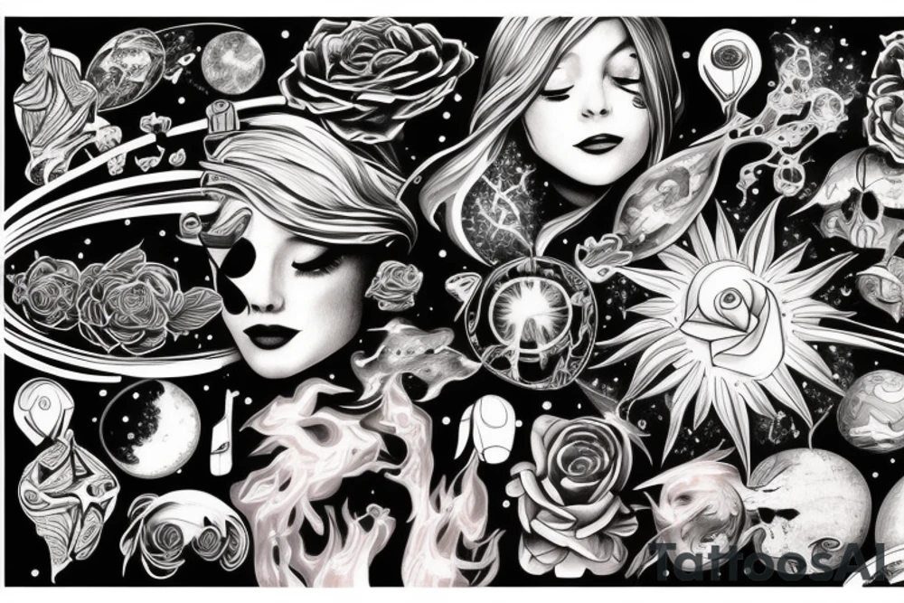 Universe tattoo idea
