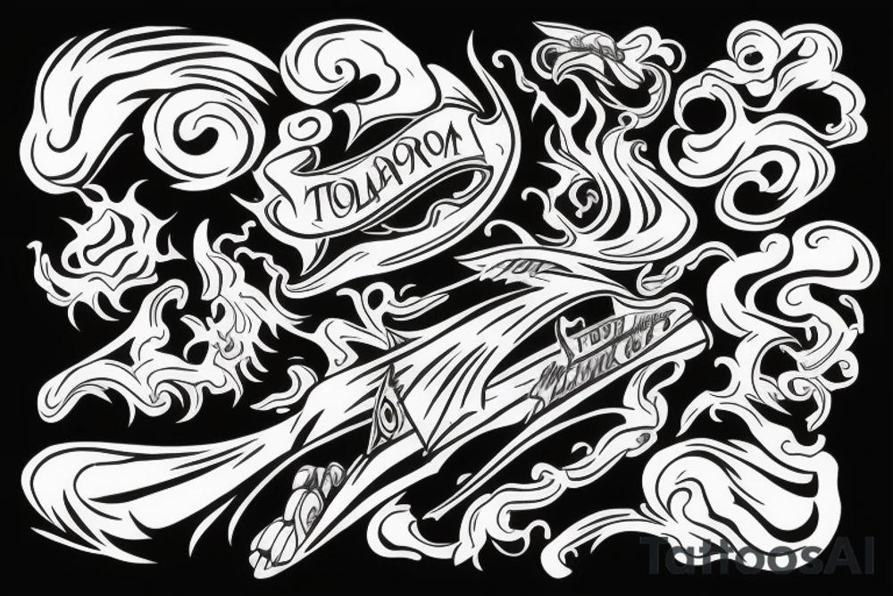 Tornado tattoo idea