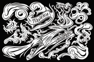 Tornado tattoo idea