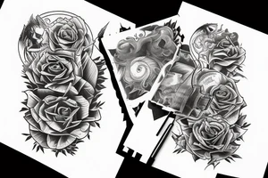 people been swalowed by a tornado tattoo idea