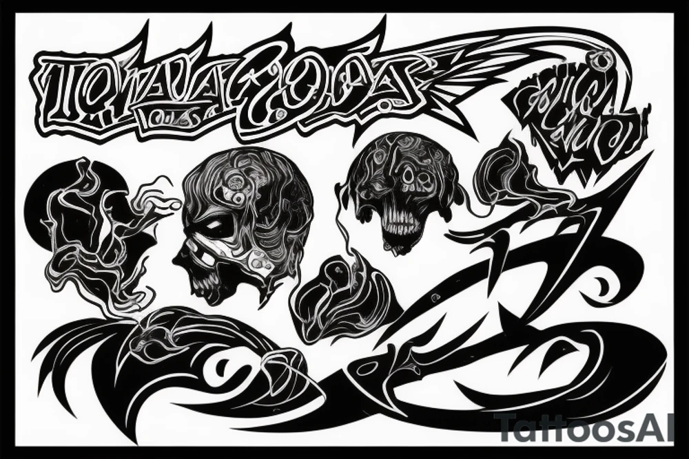 tornado of souls tattoo idea