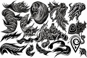 tornado of souls tattoo idea