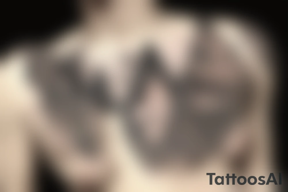 Anubis with the pyramids and the moon tattoo idea