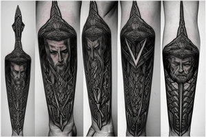 lord of the rings sword tattoo idea