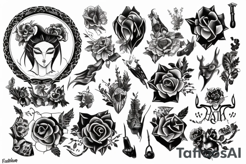 aniquilation of humans tattoo idea