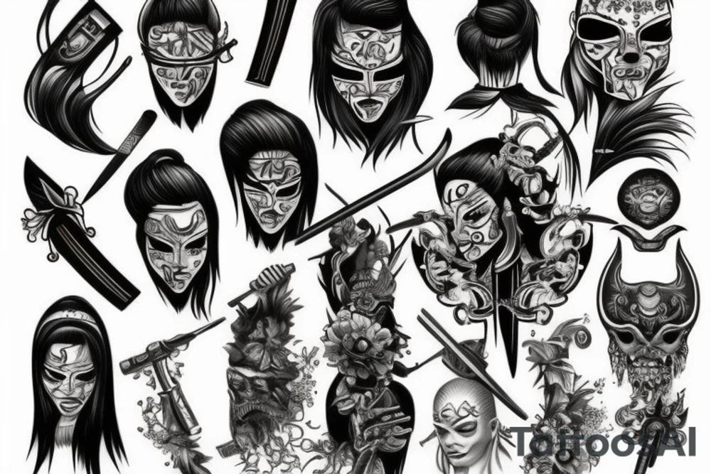katana tattoo idea