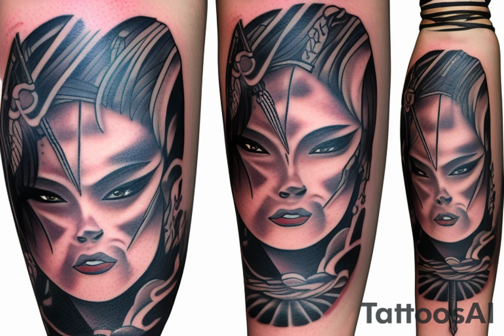 katana tattoo idea