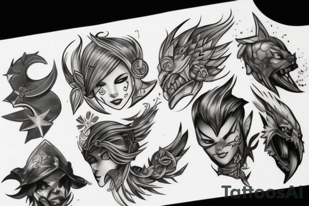 League of legends tattoo idea