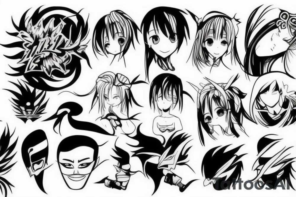 anime tattoo idea