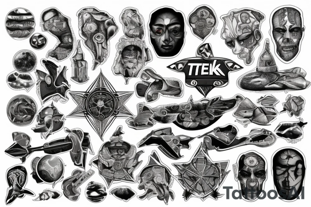 trek insignia with science tattoo idea