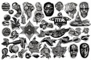 trek insignia with science tattoo idea